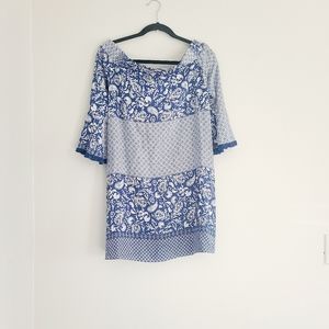 Lulus Off The Shoulder Blue Dress Size M